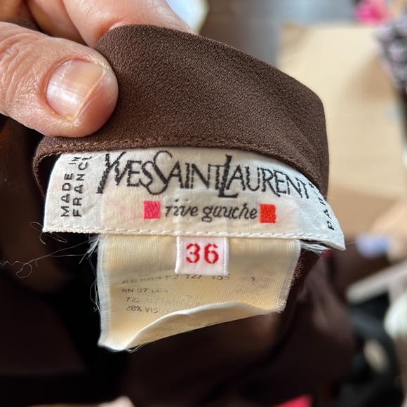 YSL vintage wrap dress size 36 - Picture 6 of 6
